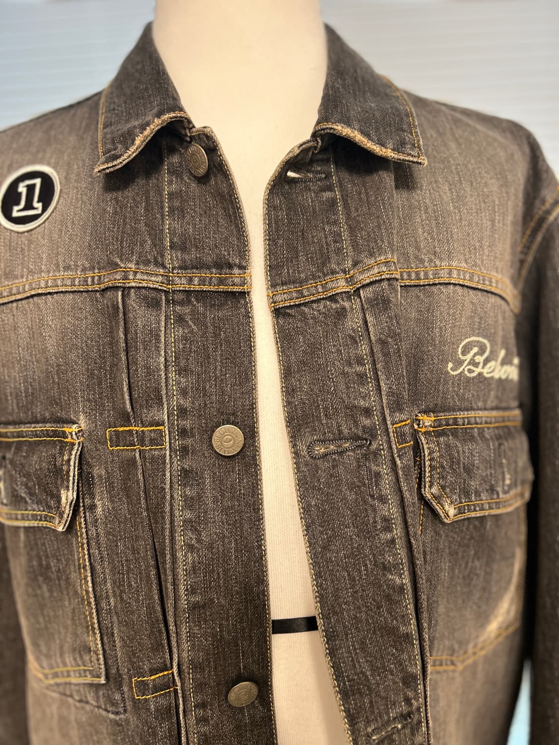 BEDWIN & THE HEARTBREAKERS 그런지 데님 트러커 자켓 상품이미지4