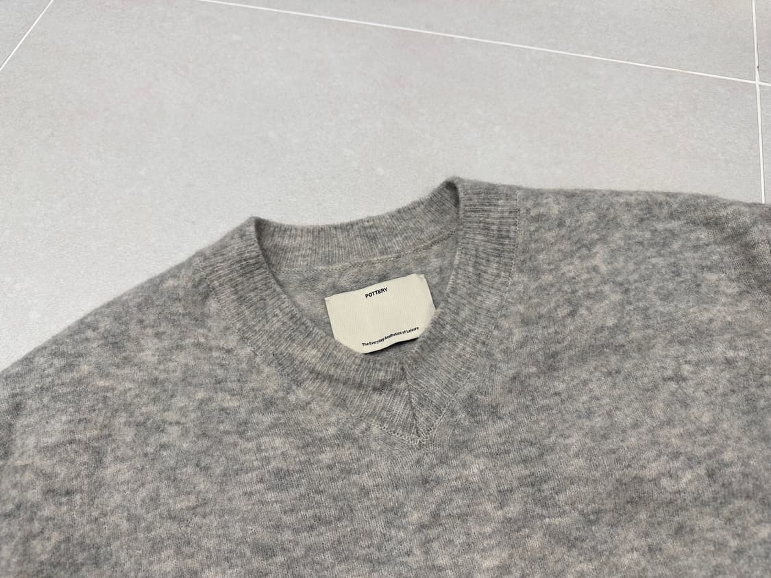 포터리 메리노울 브이넥 니트 3size 상품이미지2