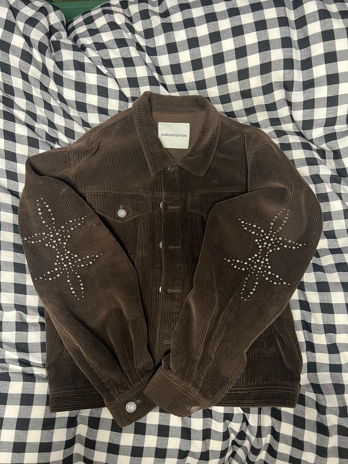 서피스에디션 코듀로이 스터디 자켓 브라운 M 상품이미지2