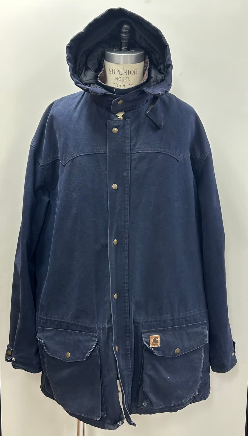 90s 칼하트 C52 MDT 캔버스 블랑켓 라인 자켓 상품이미지1