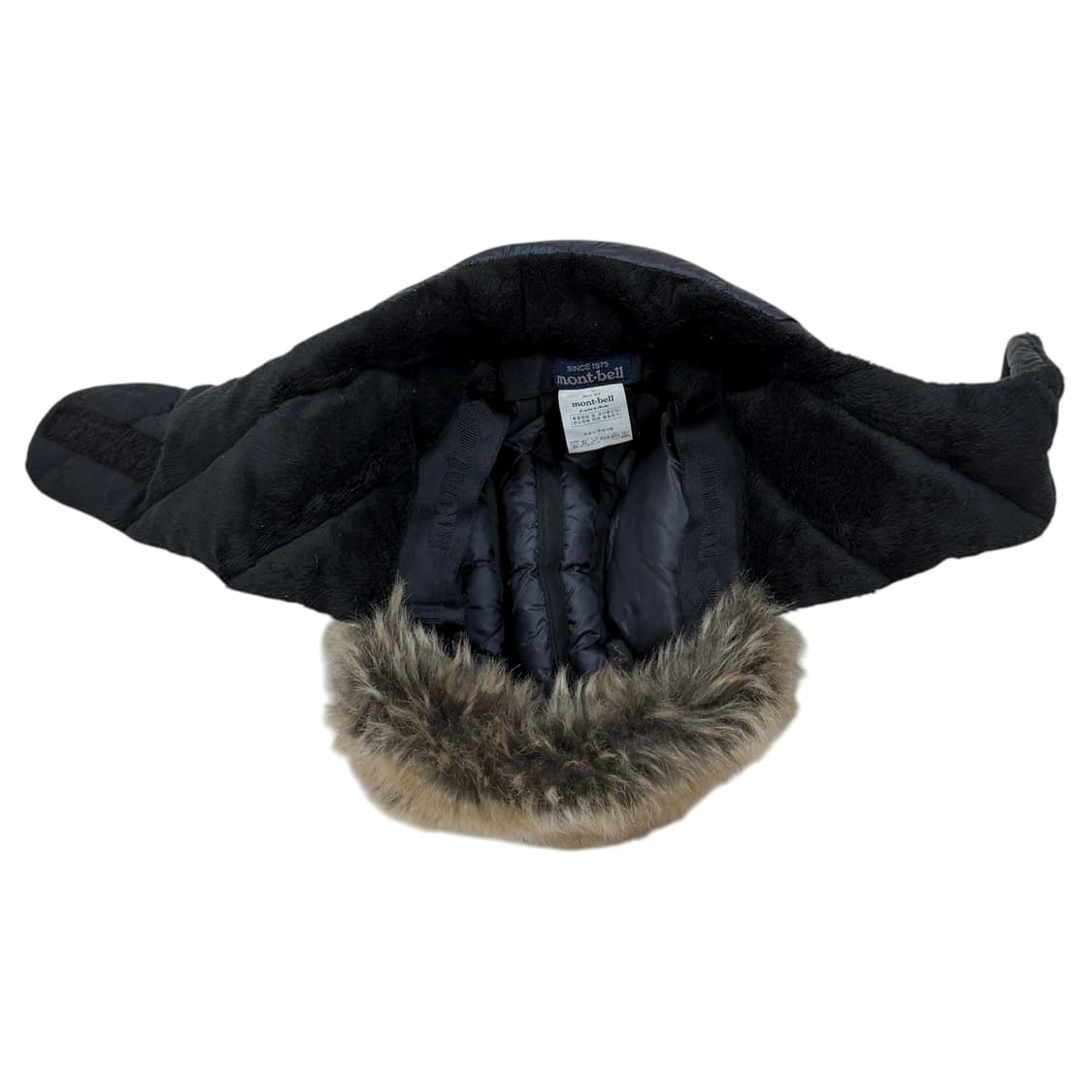 몽벨 빈티지 트루퍼햇 귀도리 나일론 방한 고소모 모자 블랙 상품이미지6