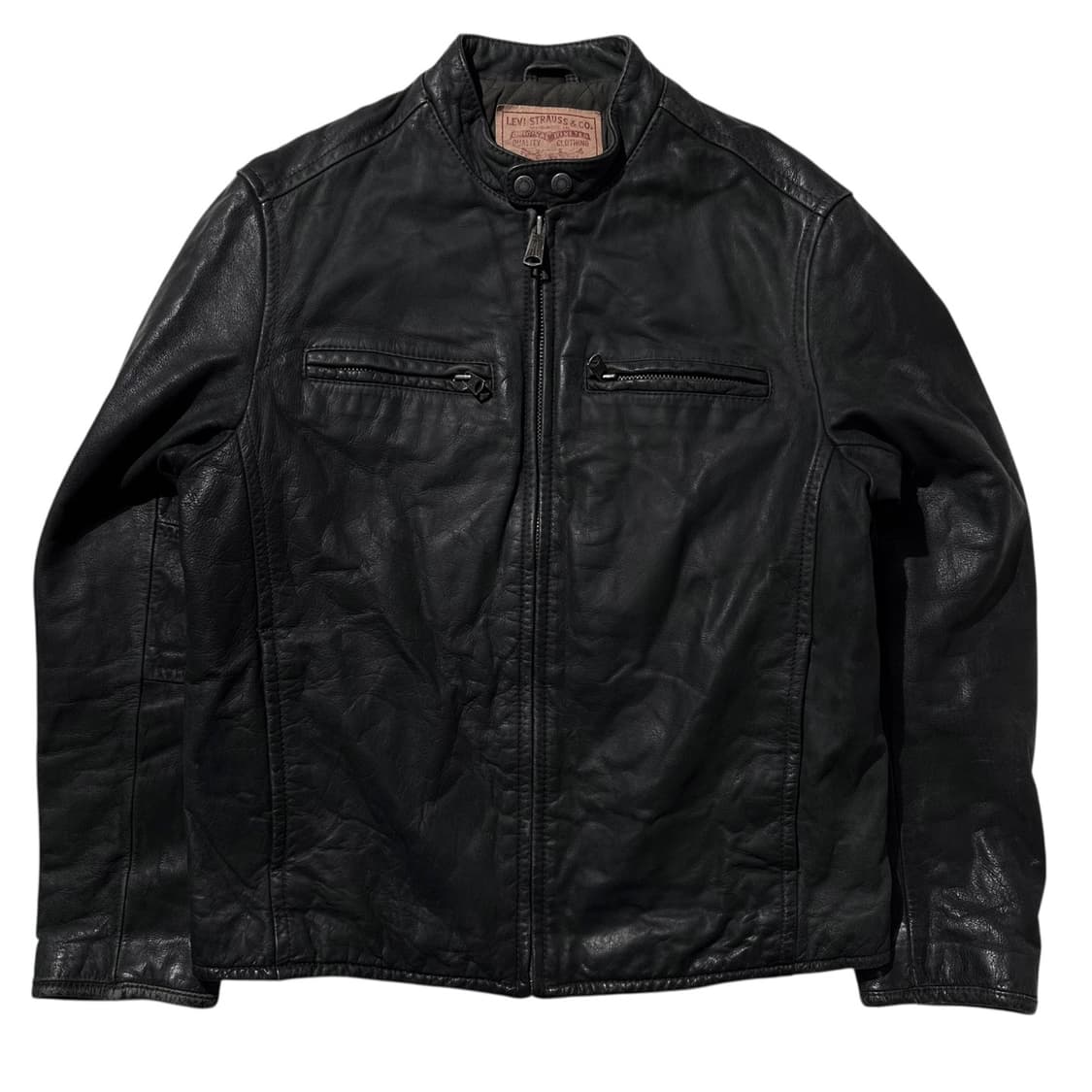 리바이스 레더 바이커 자켓 상품이미지1