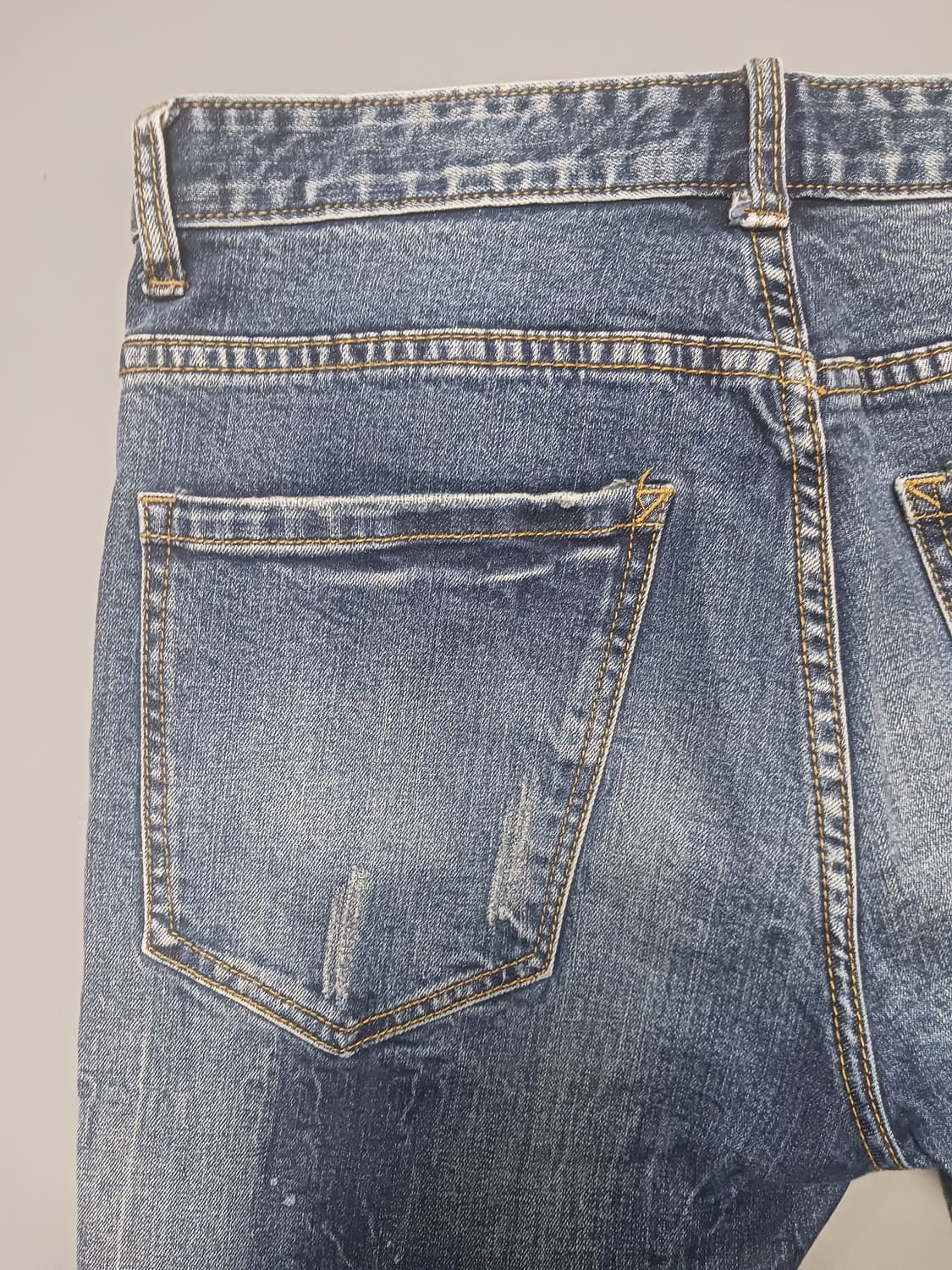 [32] 필립플레인 데미지 형광 스트레이트진 청바지 상품이미지7