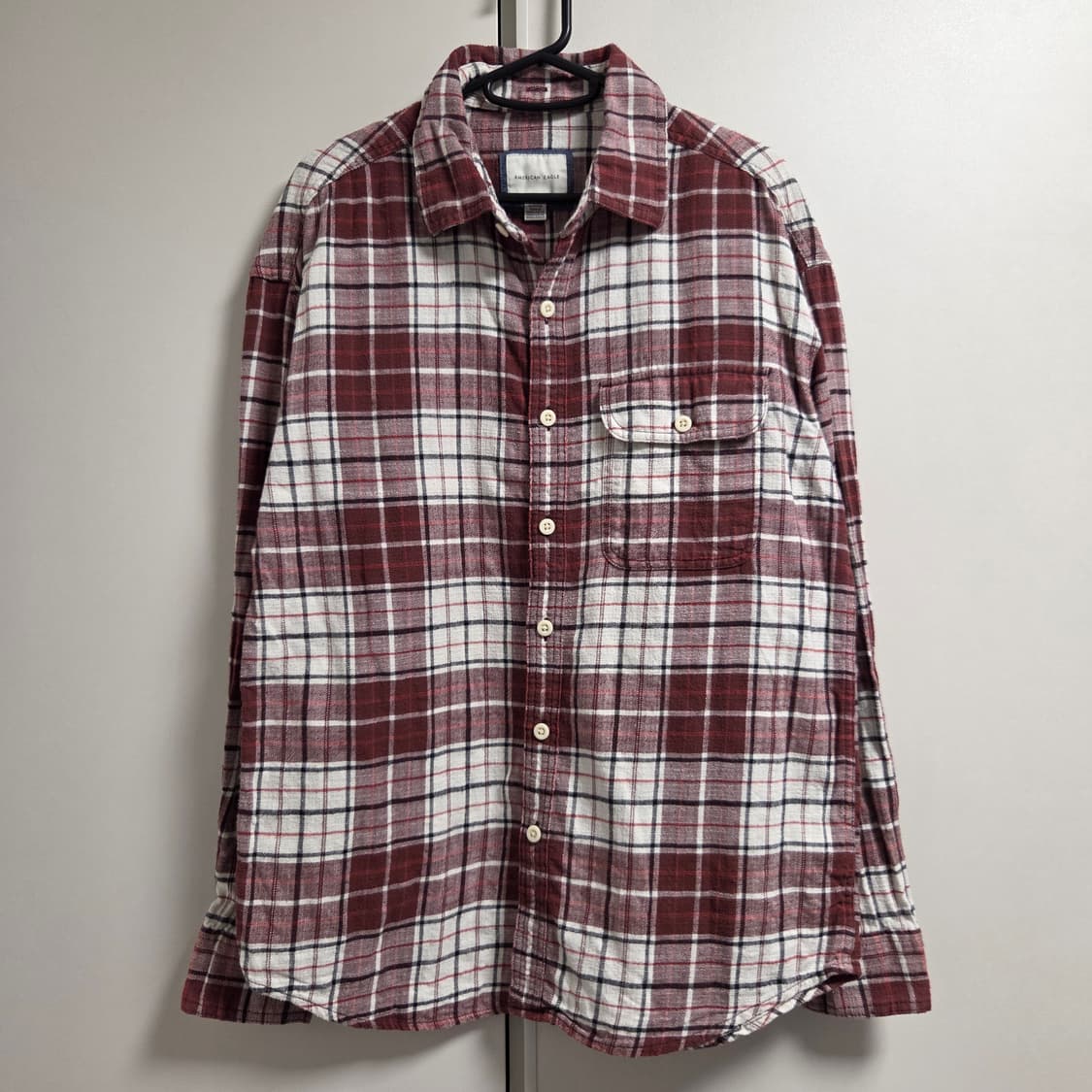 American Eagle 플란넬 체크 셔츠 L(100) 상품이미지1