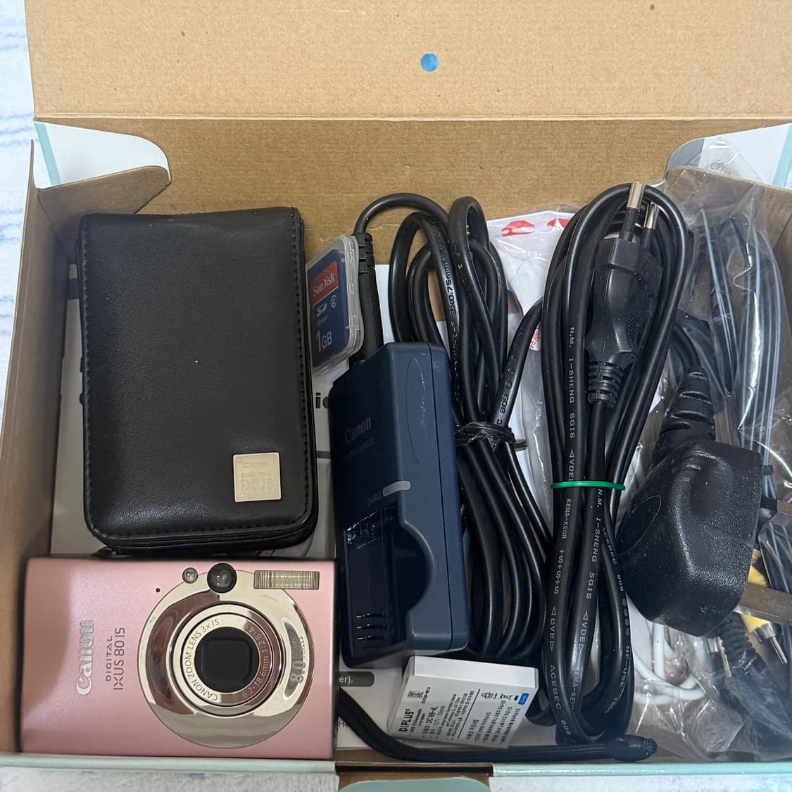 S급 풀박스🩷 캐논 ixus80is 핑크 상품이미지1