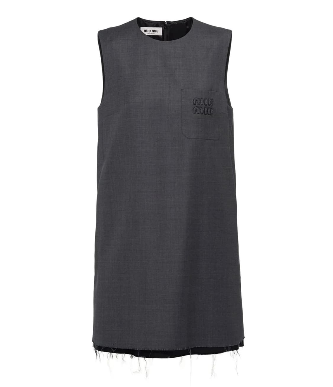 미우미우 그레이 민소매 원피스 상품이미지1