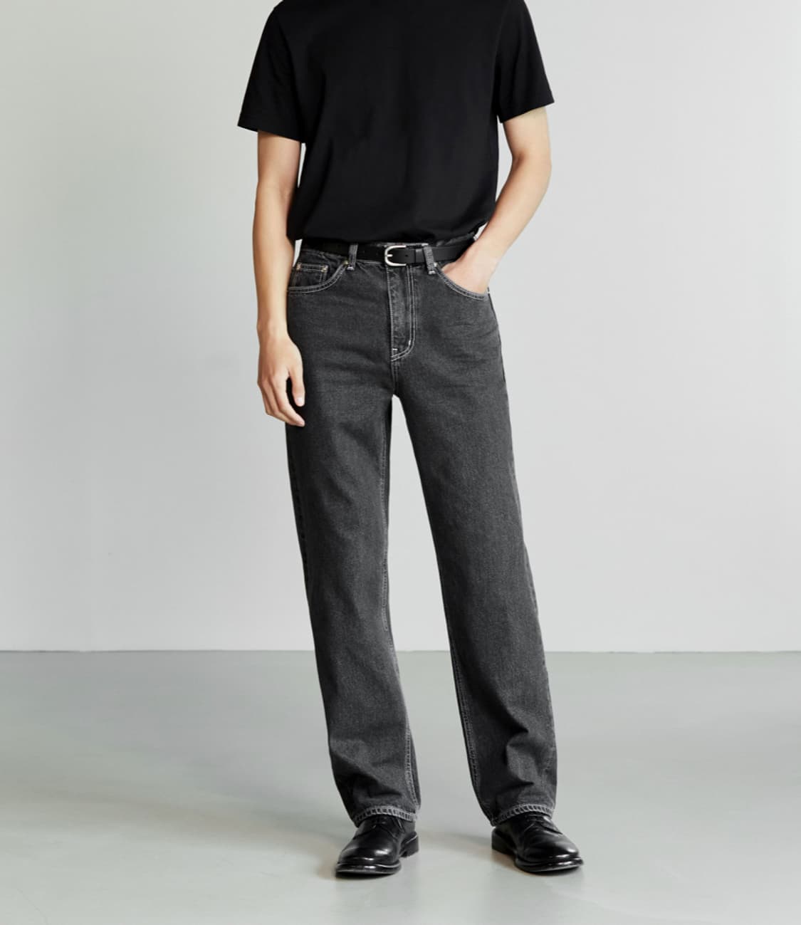 1967 JET BLACK JEANS [WIDE STRAIGHT] 상품이미지3