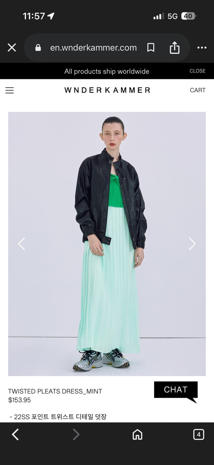 분더캄머 플리츠 드레스 원피스 S 상품이미지2