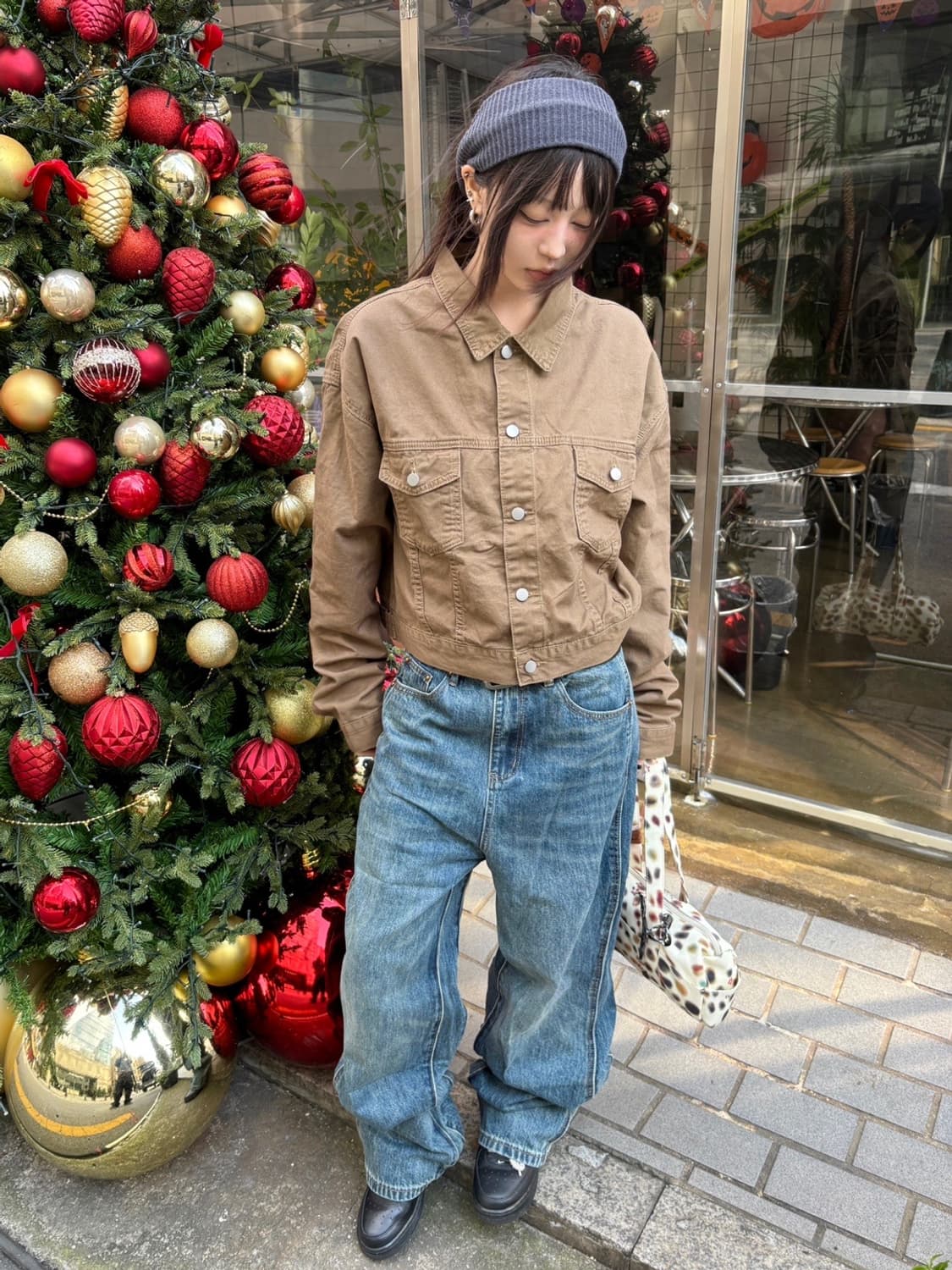 *Pre order [unisex] 시티 워크 빈티지 크롭 자켓(2co) 상품이미지2