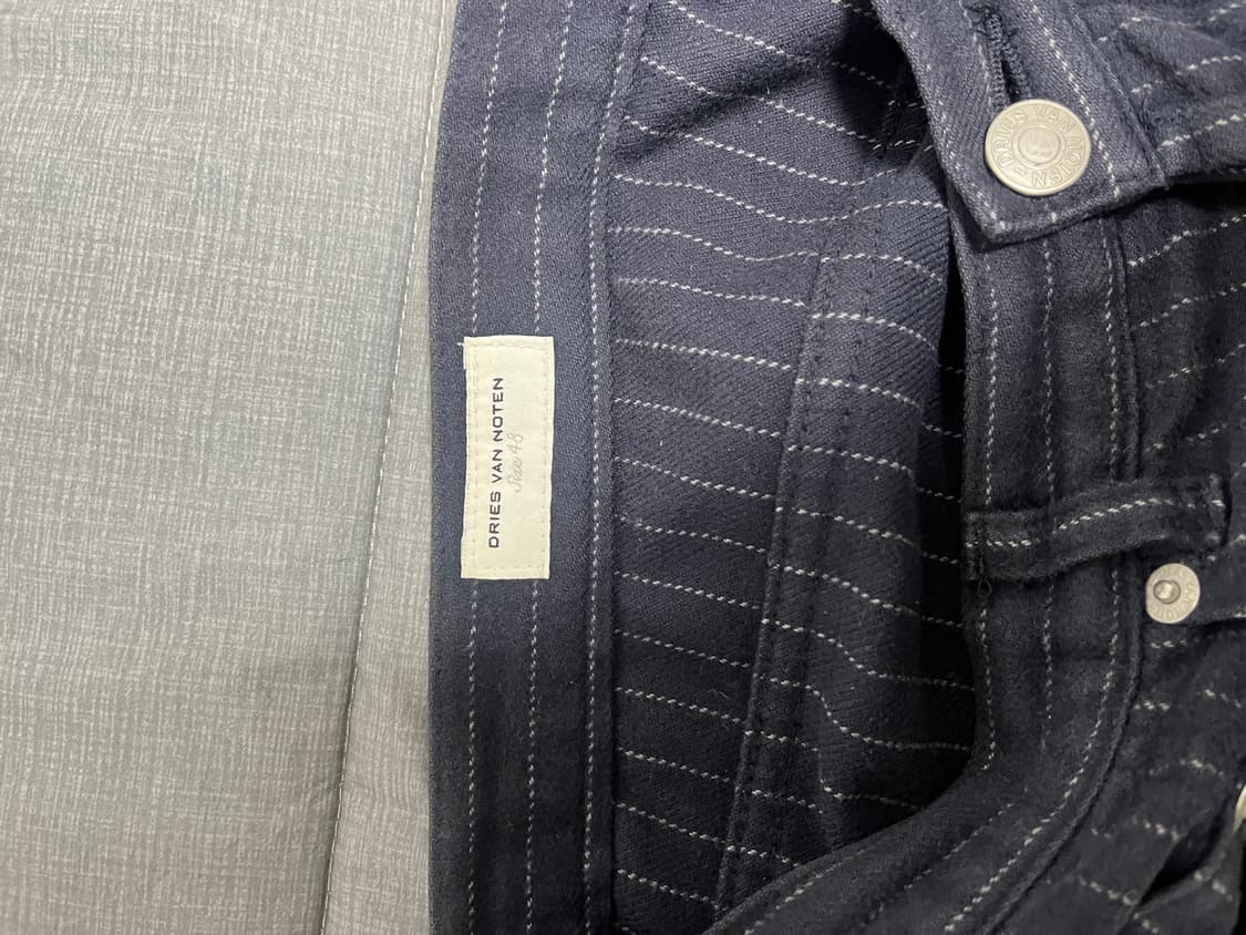 드리스반노튼 울 스트라이프 팬츠 상품이미지4