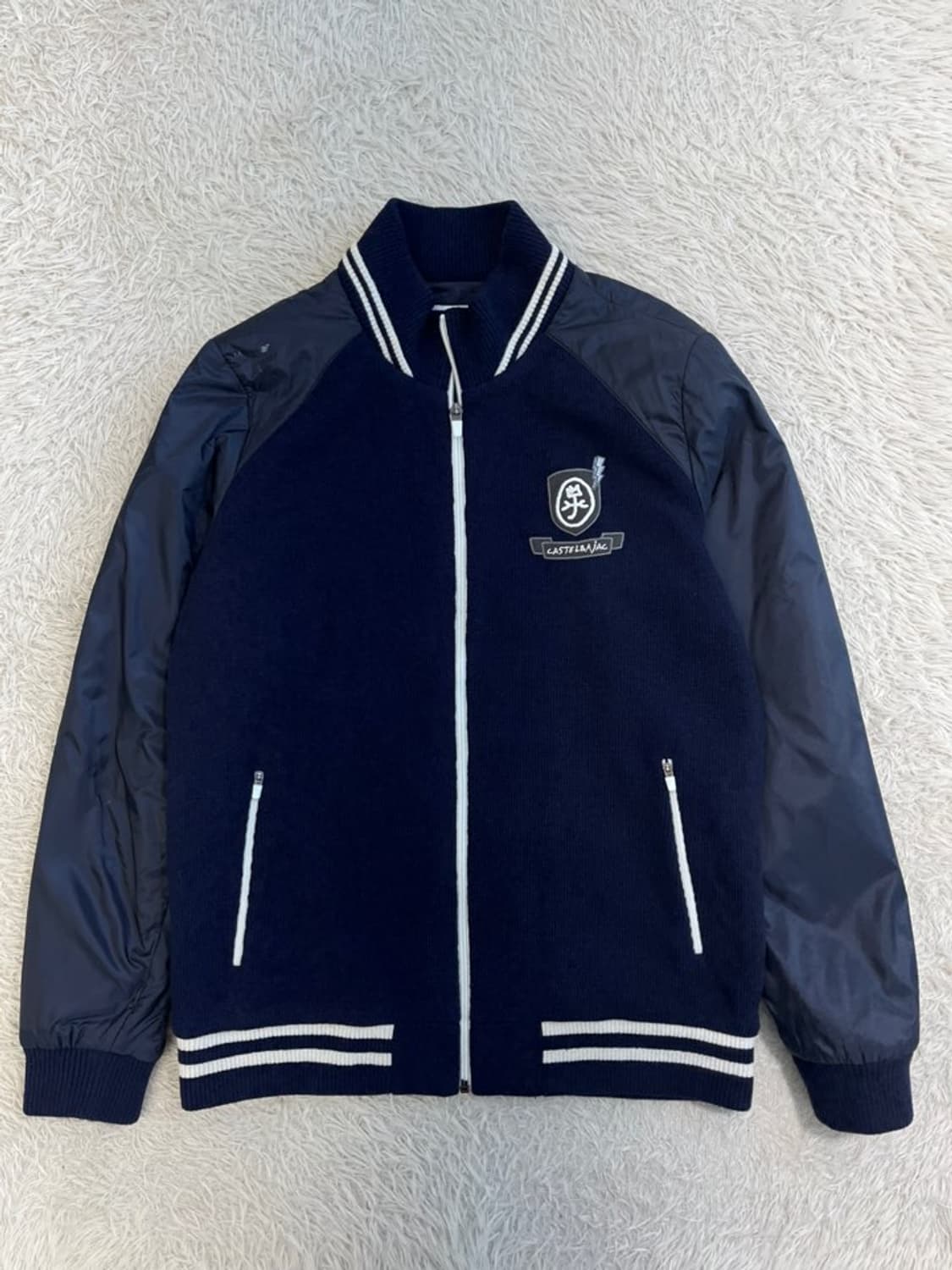 까스텔바작 울 니트 집업/#232 상품이미지1