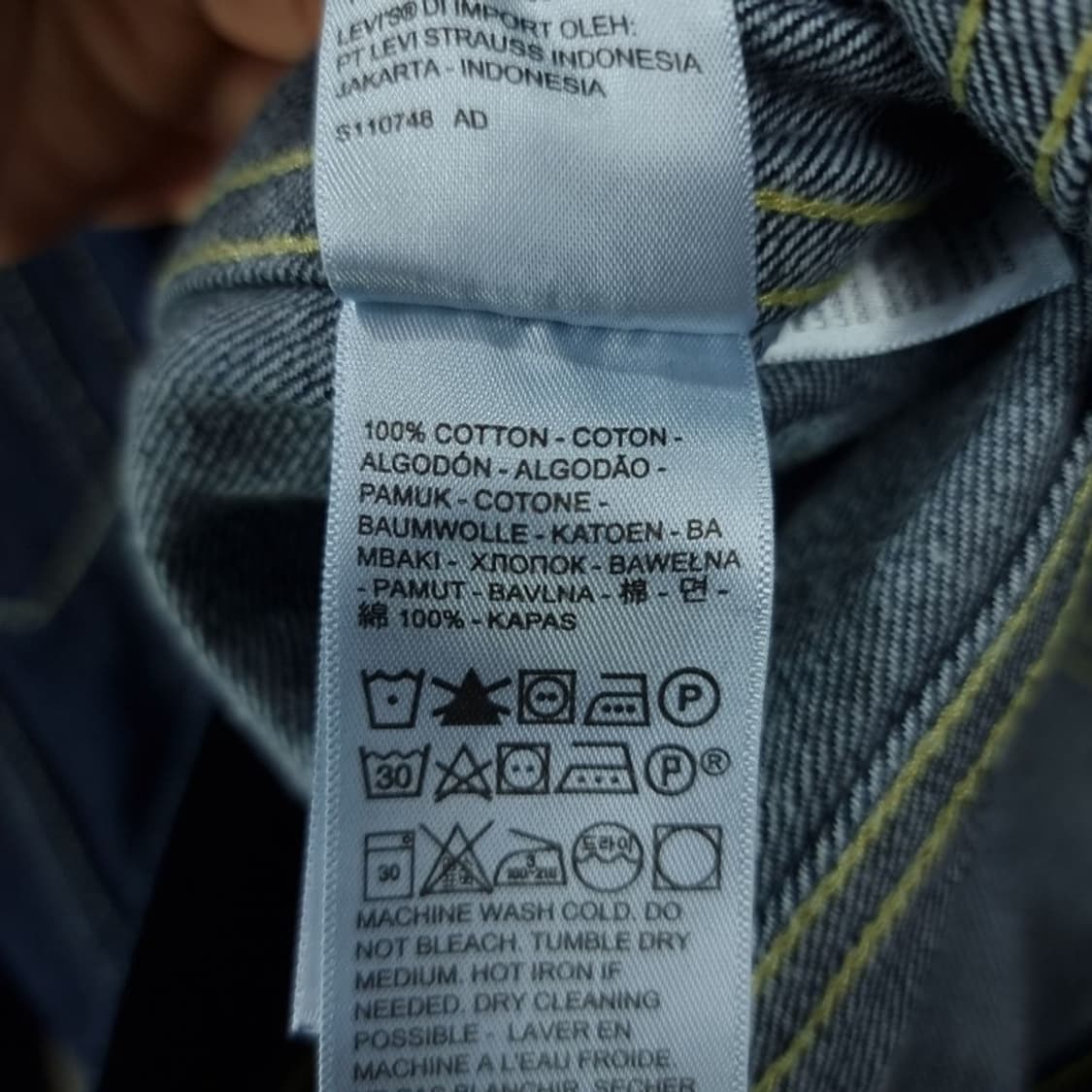 [리바이스] 프리미엄 빅E 557XX 타입쓰리 데님 자켓 M18906 상품이미지9