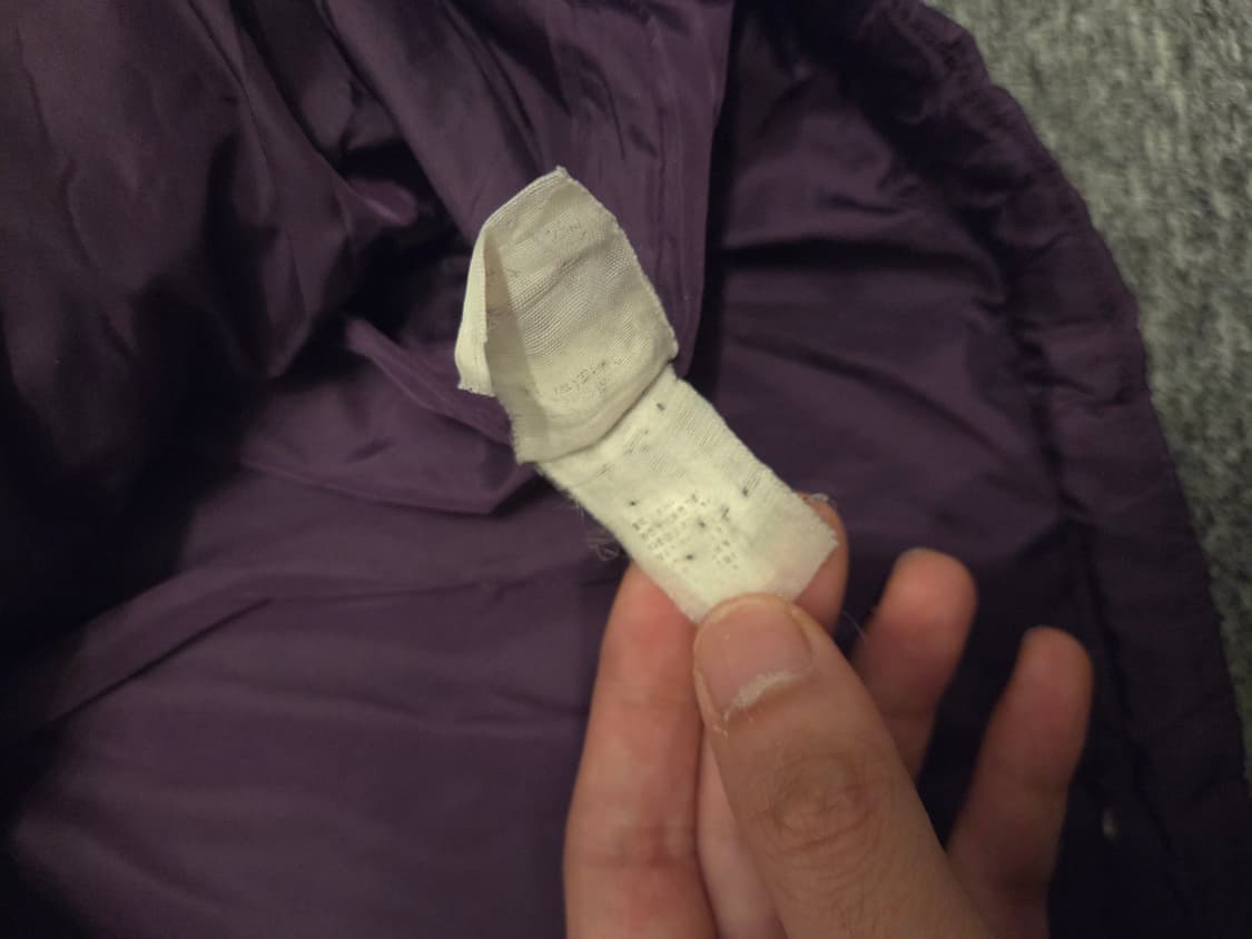 노스페이스 600 퍼플 패딩 상품이미지7