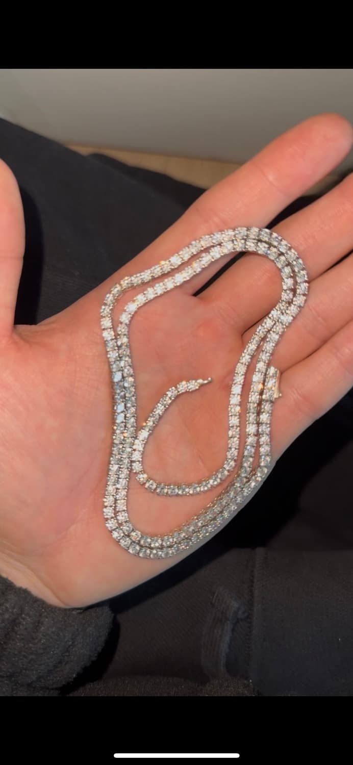 Ynade 모이사나이트 목걸이 상품이미지1