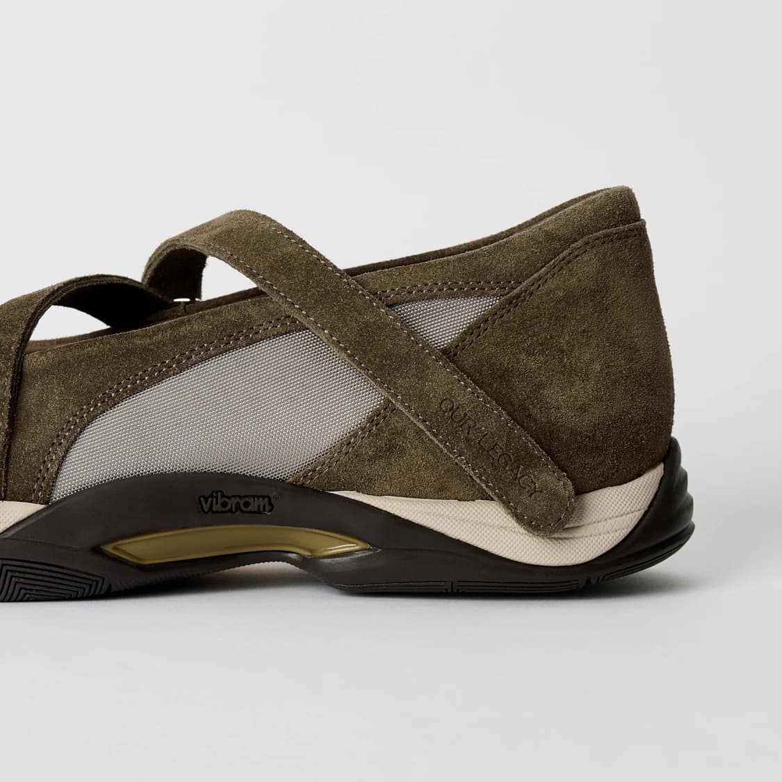 [36,37,38,39]아워레가시 스위트 하트 발레리나 슈즈/실버그린 상품이미지5