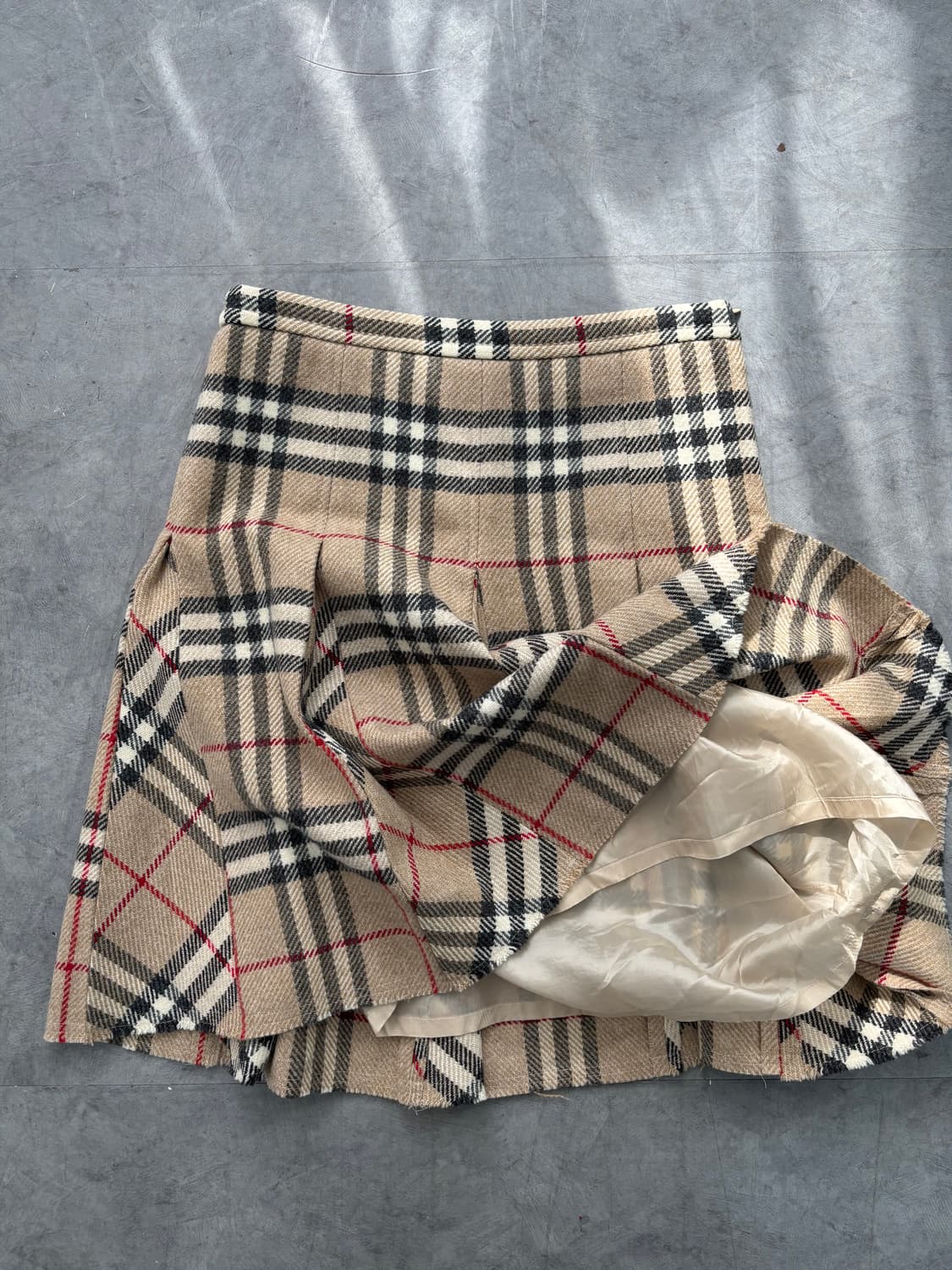 Burberry 버버리 노바체크 울 플리츠 스커트   상품이미지2