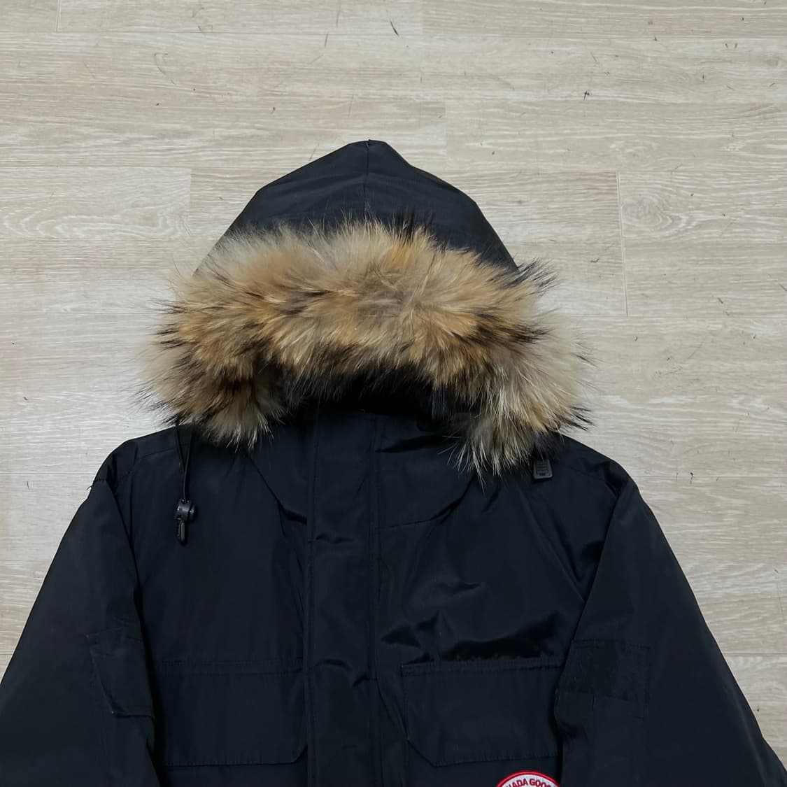 캐나다구스 여성 덕다운 퍼후드 익스페디션 파카 패딩 [네이비] XS/85 상품이미지2