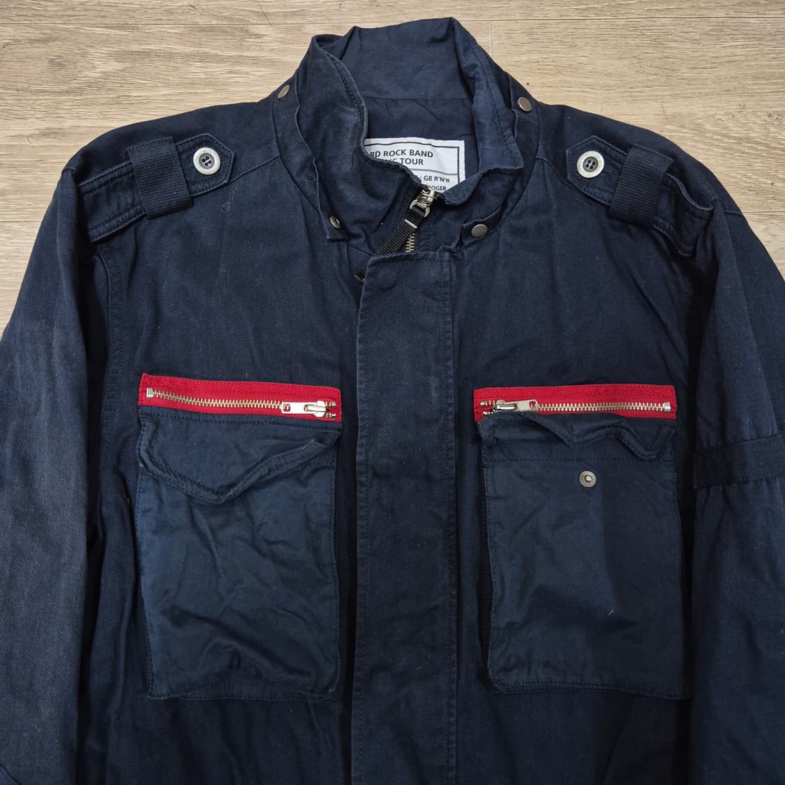 하드락밴드 J.HOLIC TOUR 밀리터리 야상 필드자켓 L(100) 상품이미지2