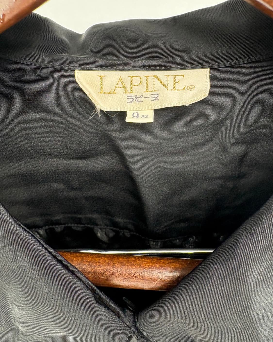 🌫️ LAPINE 실키 블라우스 셔츠 (일본 브랜드 / A급) 상품이미지3