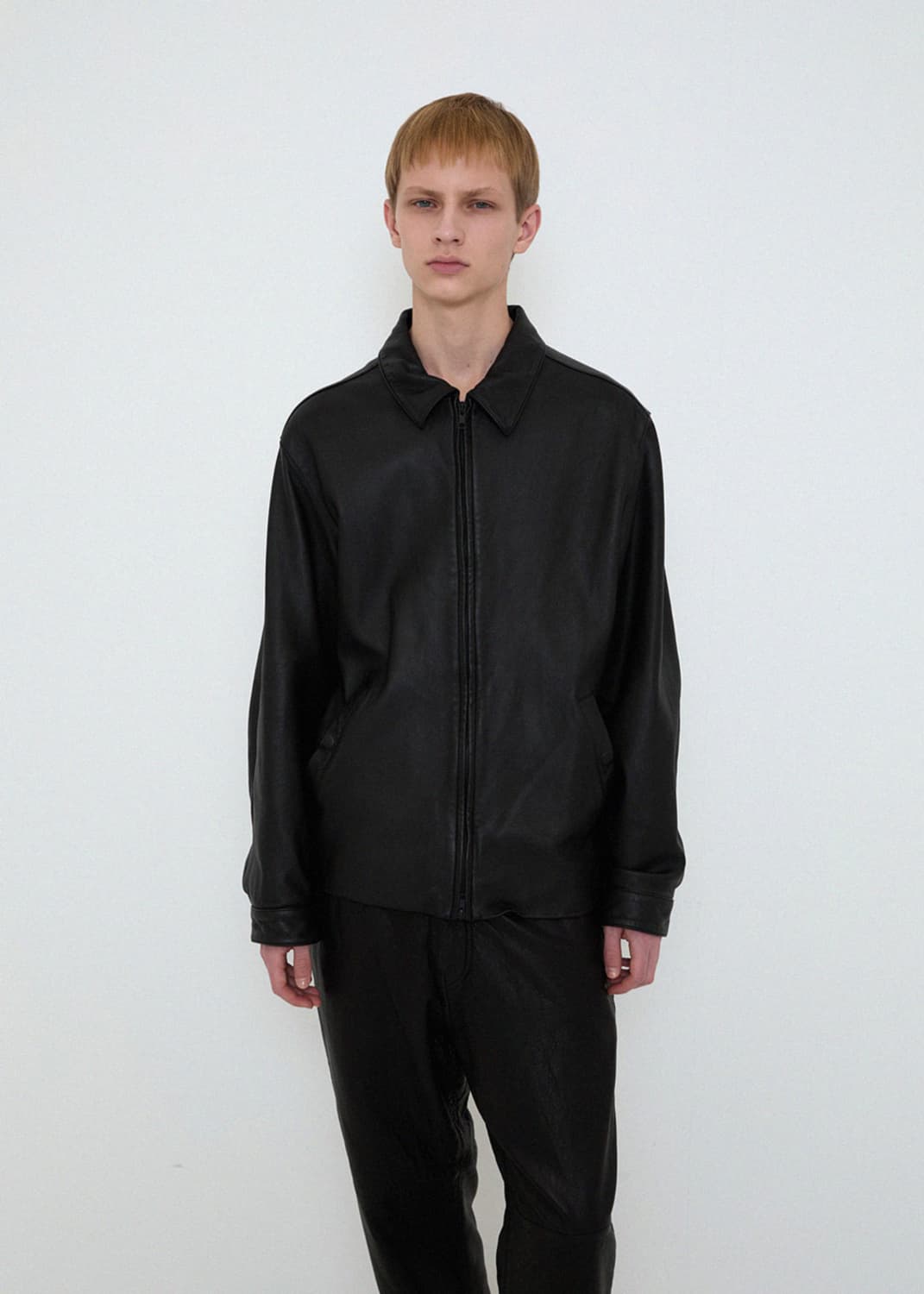 [3] innir 254 AGED LAMBSKIN SILE BLOUSON 상품이미지2