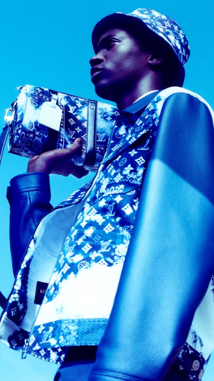 루이비통 by 버질 아블로 2022 PRE-FALL 반다나 레더 자켓 상품이미지1