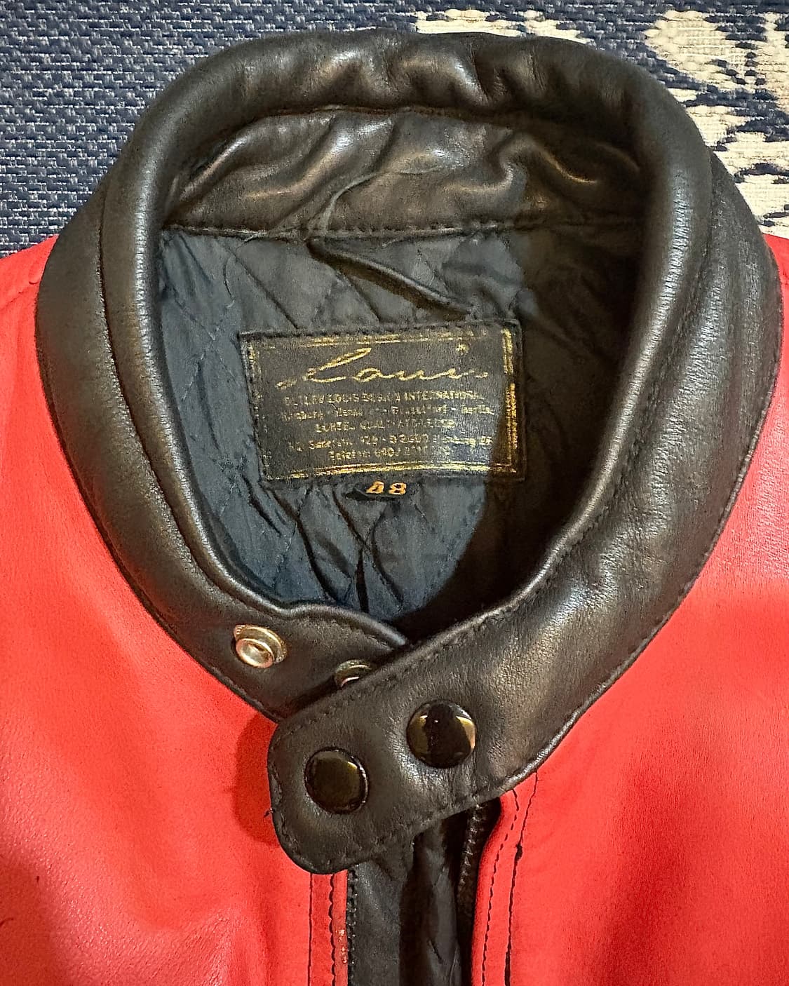 vtg 90s Detlev Louis 모터사이클 레더 자켓 상품이미지4