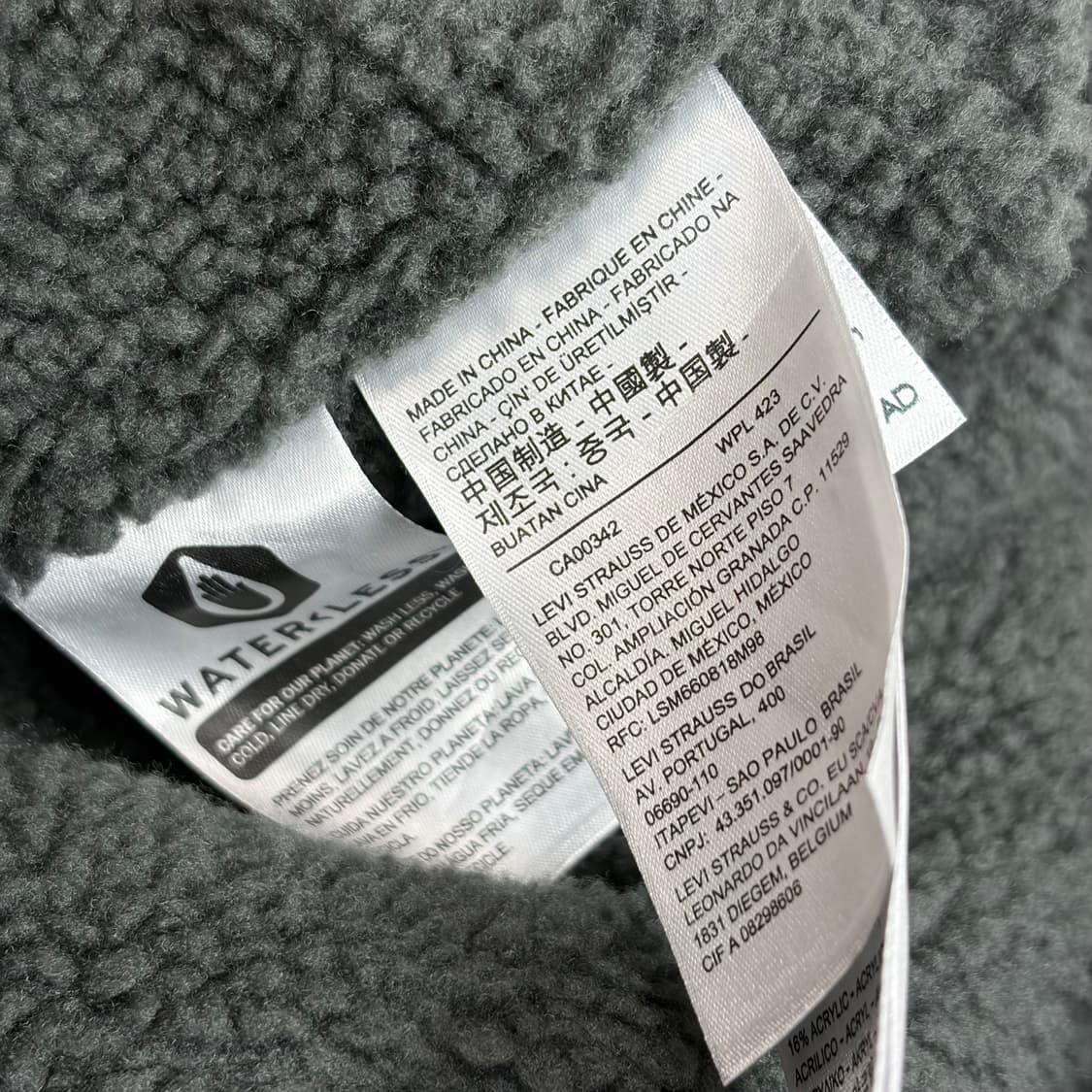 리바이스 블랙 쉐르파 셰르파 트러커 자켓 상품이미지7