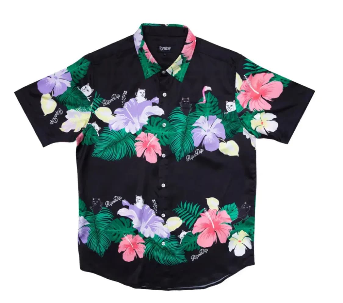립앤딥 RIPNDIP 하와이안 셔츠 L사이즈 상품이미지2