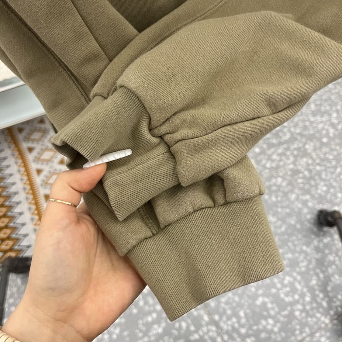 아디다스 아디브레이크 스트릿펑크 올리브카키 후드티 XS C10857 상품이미지7