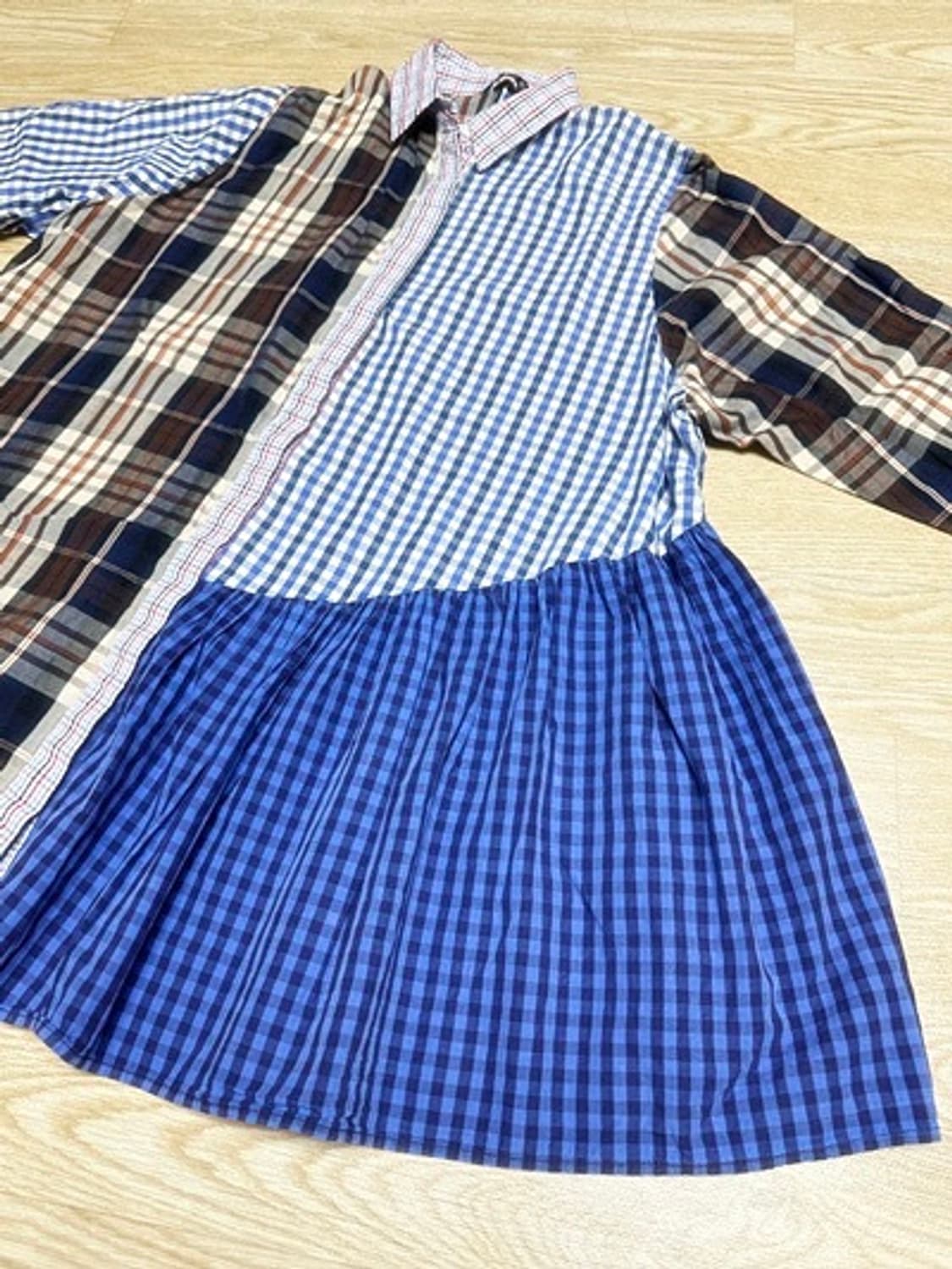 자라 패치워크 롱셔츠  상품이미지6