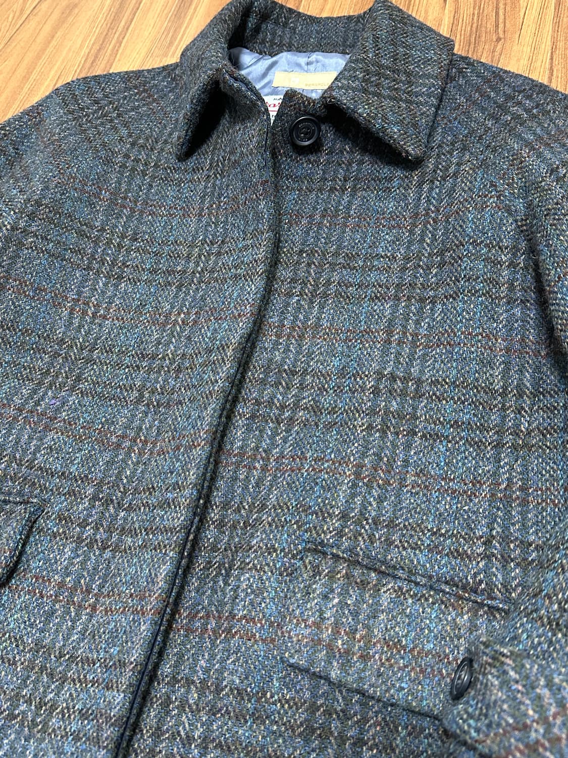 빈폴x해리스 트위드 헤링본 싱글코트 90(M) 상품이미지3