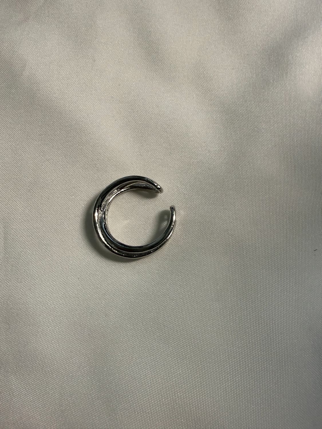 더블 레이어 미니멀 오픈링 Double Layer Minimal ring 상품이미지3