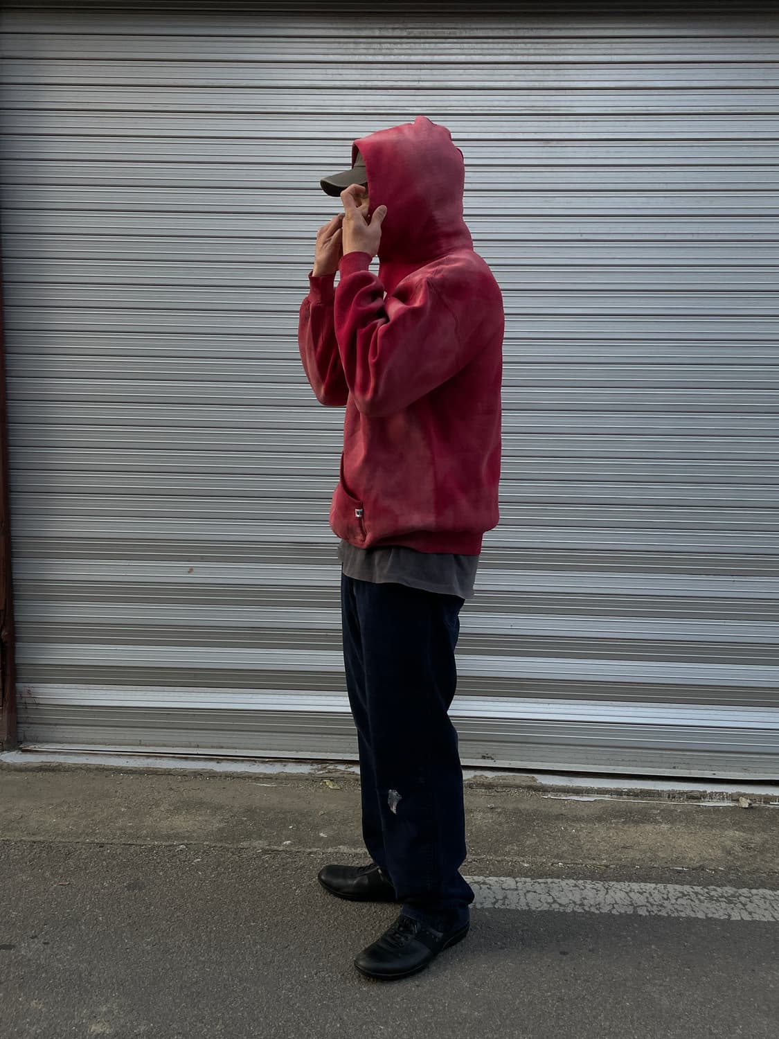 90s Russell Faded Red Hoodie(USA Made) 상품이미지3