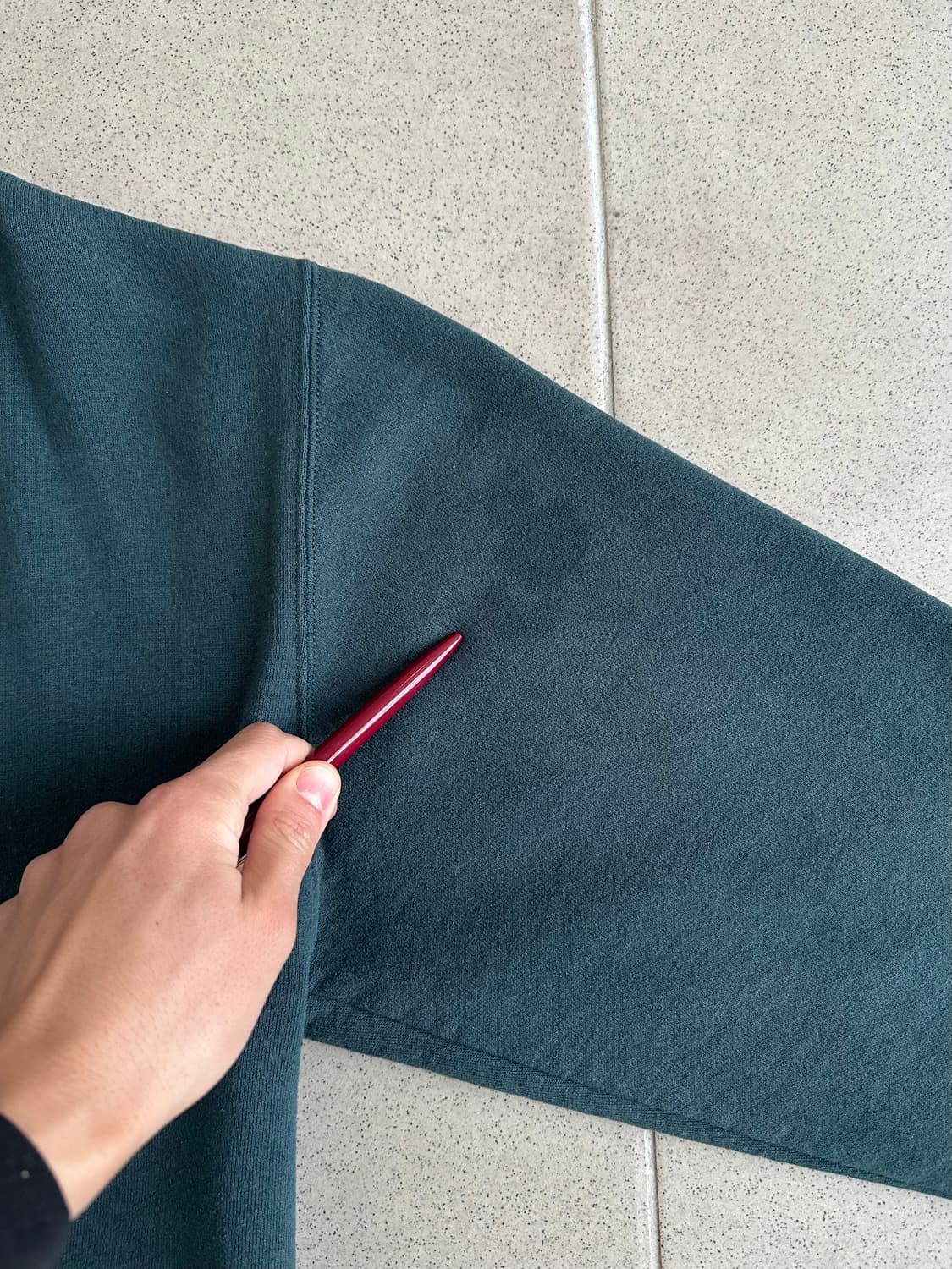 90s 빈티지 러셀 후드집업 그린 L 상품이미지7