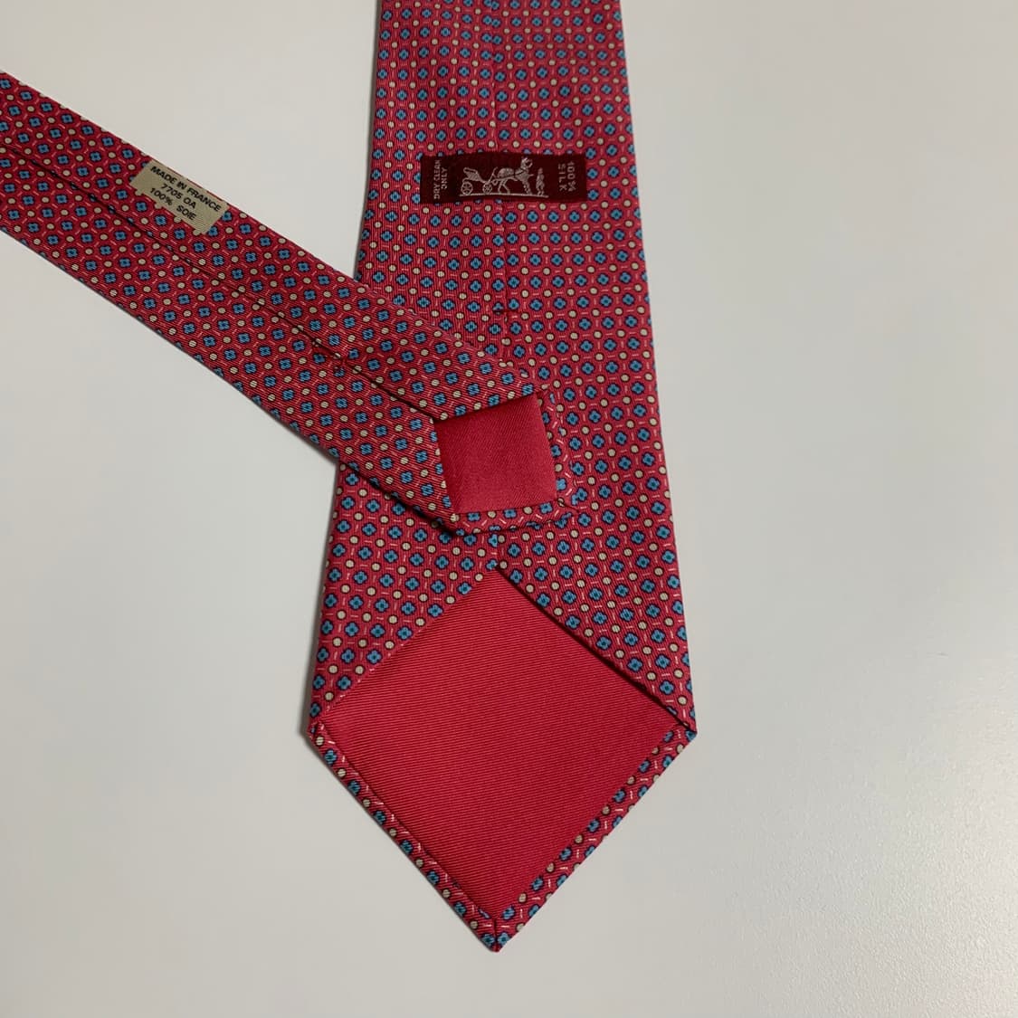 에르메스(HERMES) 명품넥타이 A+등급 프랑스 100실크 9cm 상품이미지6