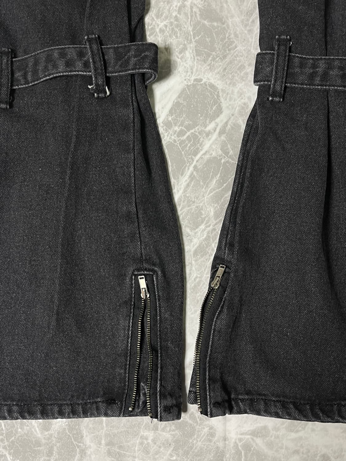 belted strap zipper pants 상품이미지4