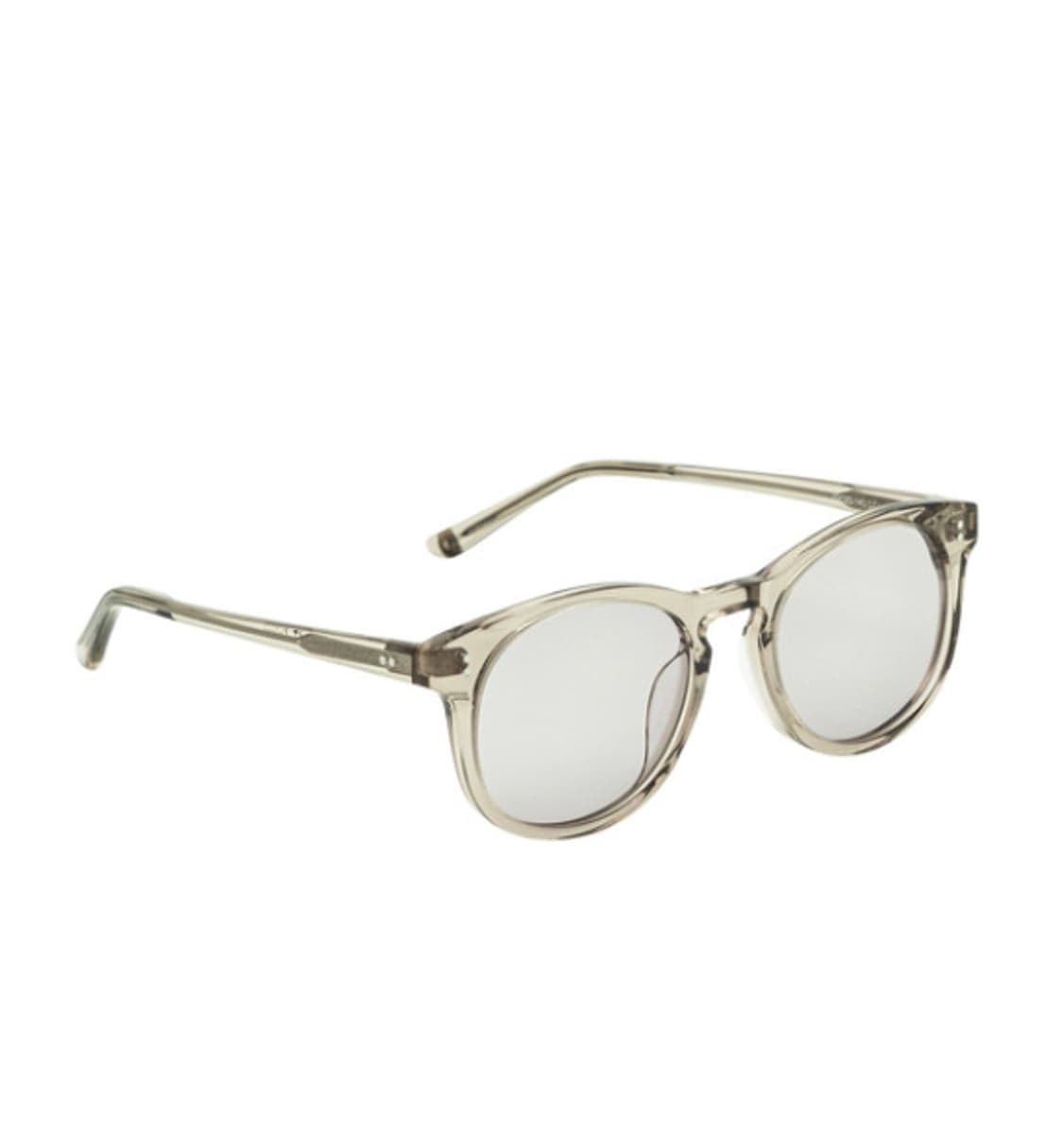 미시착 새제품) 애쉬컴팩트 세니세로 뿔테 안경테 웜그레이 반투명 틴트 상품이미지7