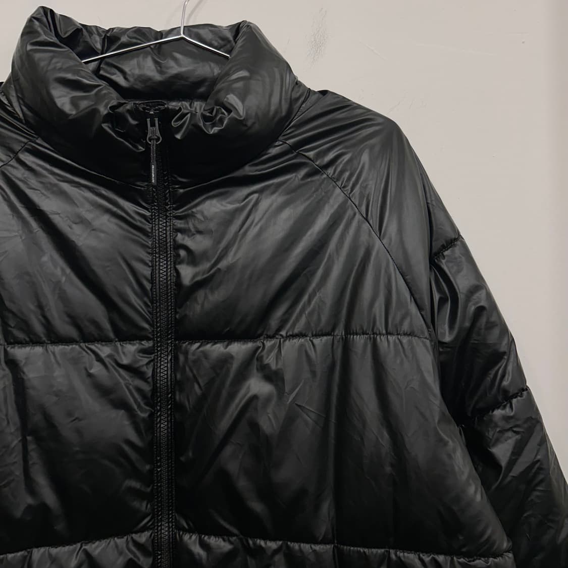 필루미네이트 블랜드 래글런 레더 패딩 상품이미지1