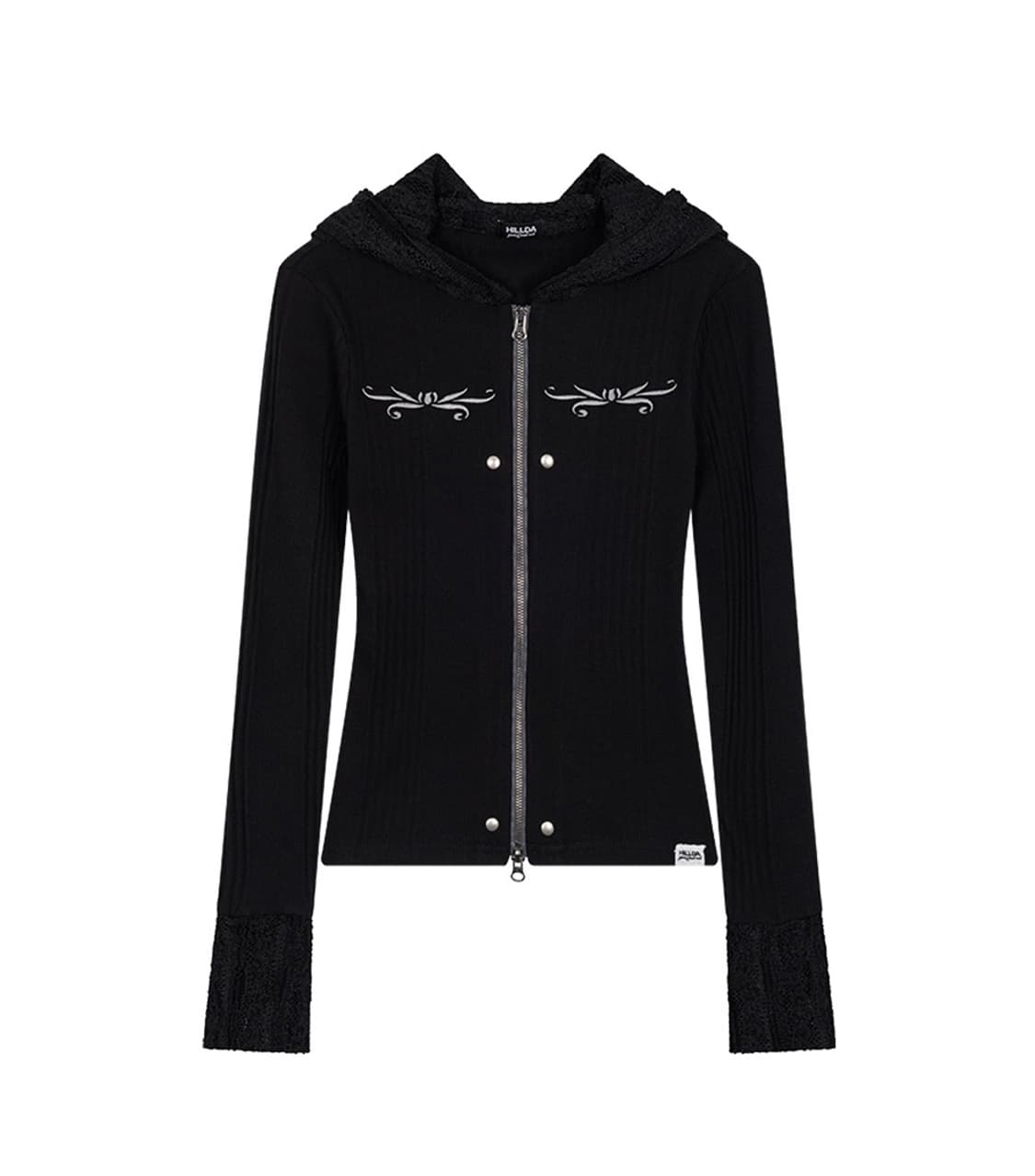  힐다 레이스 후드집업 상품이미지1