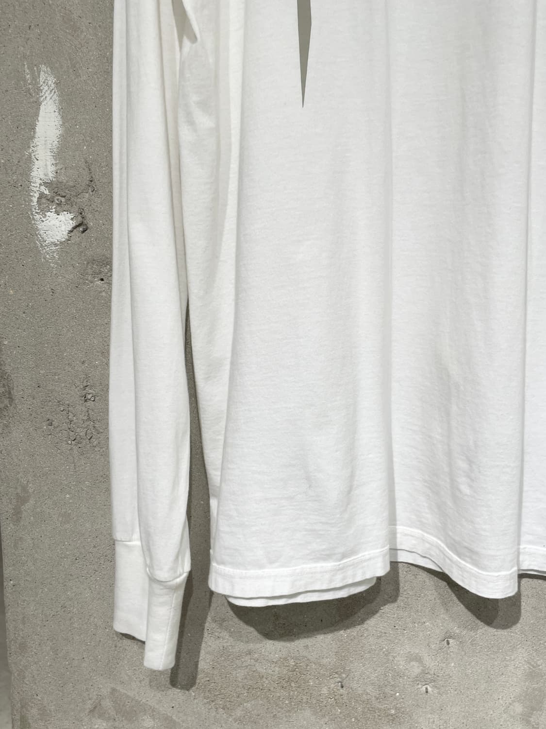 릭 오웬스 화이트 포터빌 코튼 롱 슬리브 상품이미지4