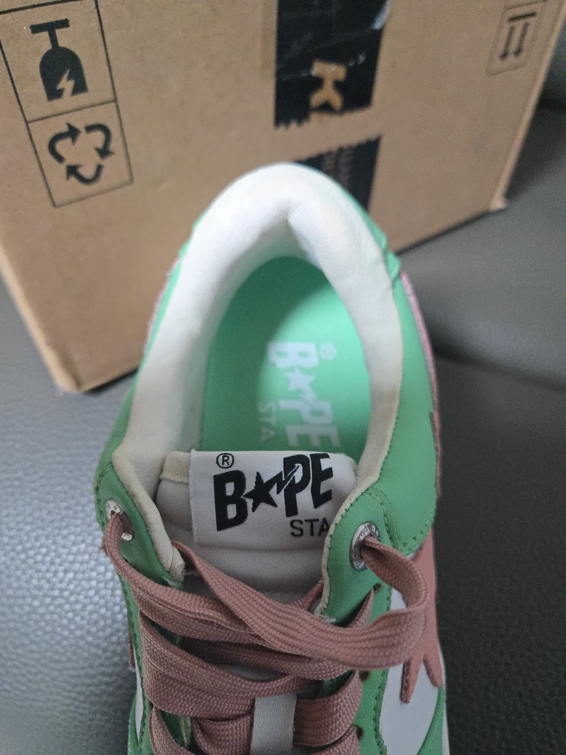 베이프 베이프 스타 로우 파스텔 그린 245 상품이미지6