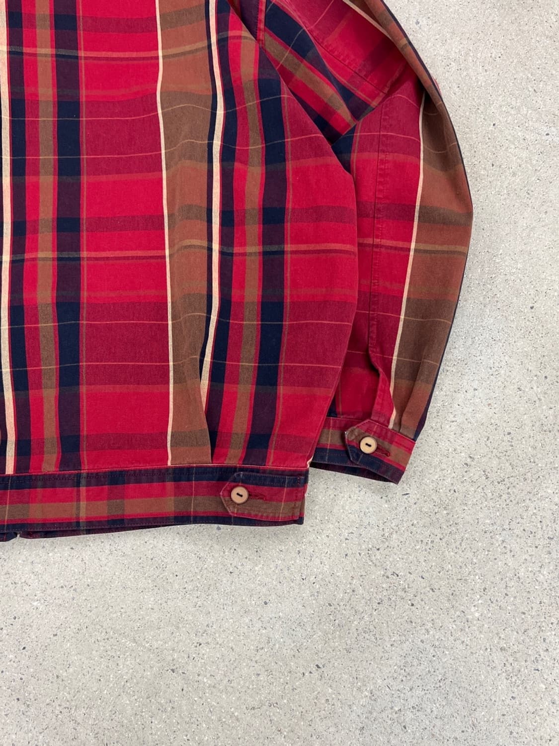 폴로 랄프로렌 90s 빈티지 체크 해링턴 자켓 상품이미지8