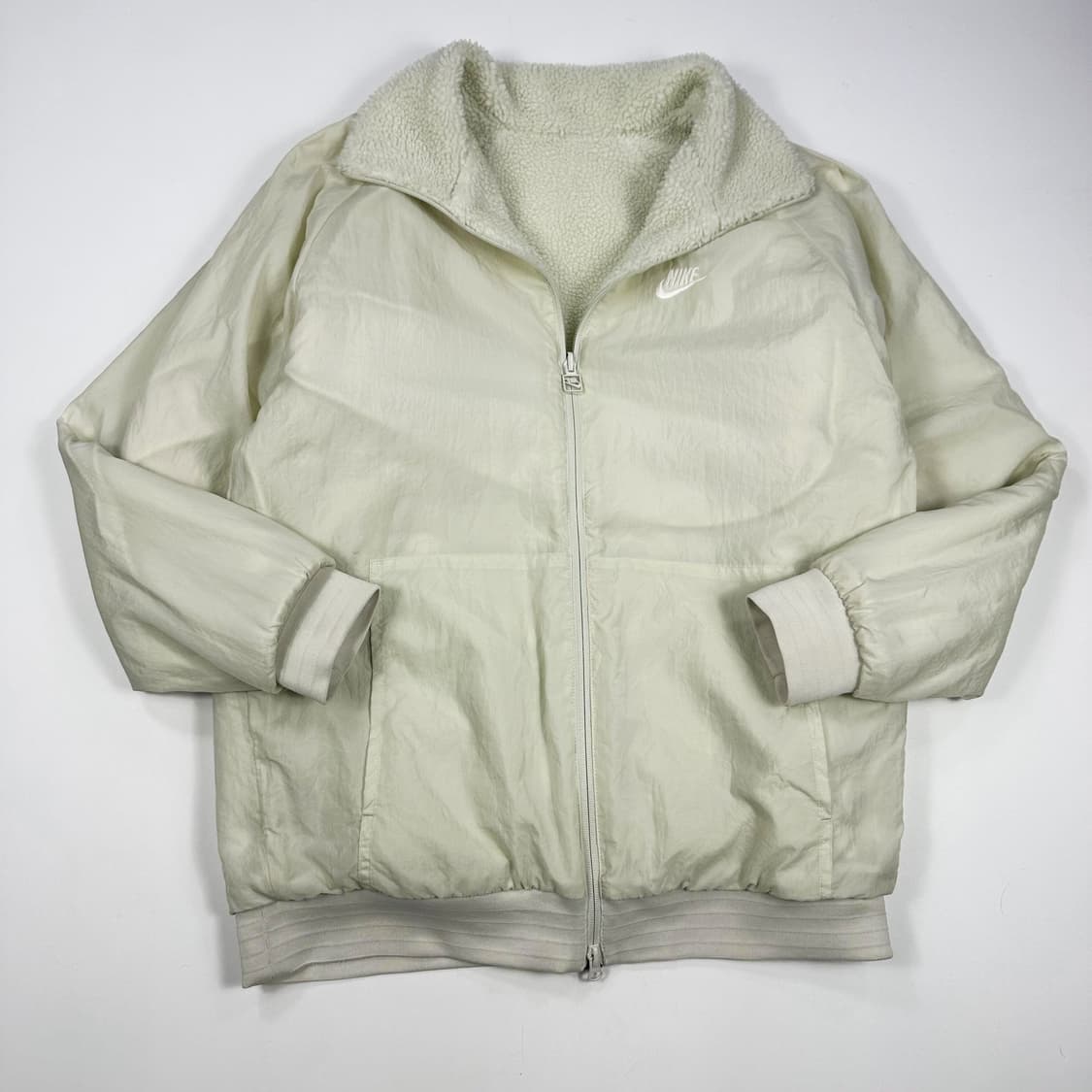 나이키 빅스우시 리버시블 아이보리 후리스 자켓 (L) 상품이미지7