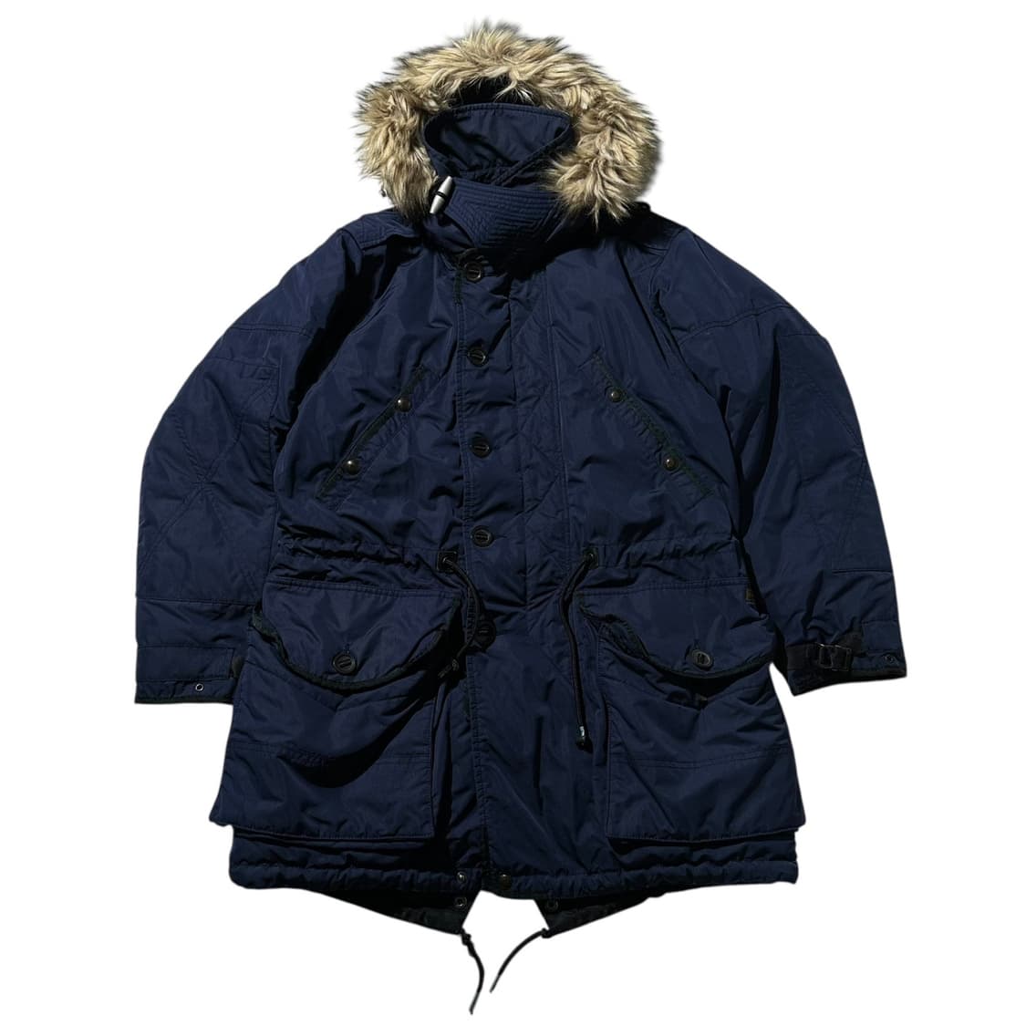 폴로 랄프로렌 N3B 피쉬테일 다운 패딩 파카 네이비 상품이미지3
