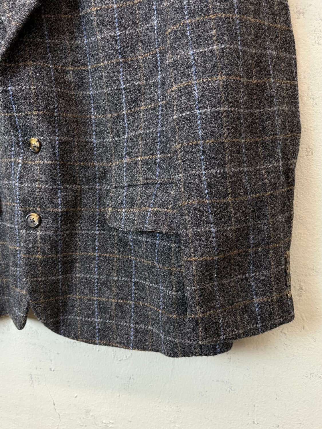 해리스트위드 USA 빈티지 체크 자켓 상품이미지3