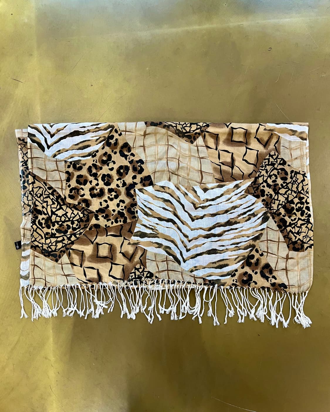 Jpn Vintage Animal Mixed Patten Scarf 상품이미지4