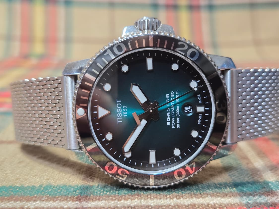 티소 TISSOT 시스타 파워매틱80. 43미리 오토 그린 상품이미지1