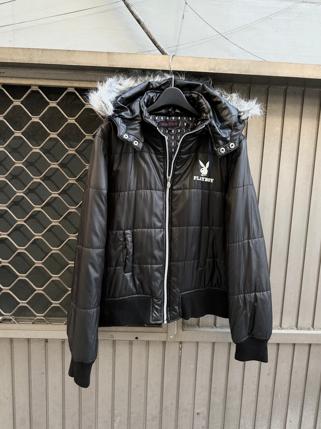 PLAYBOY fur trimming padding  상품이미지3