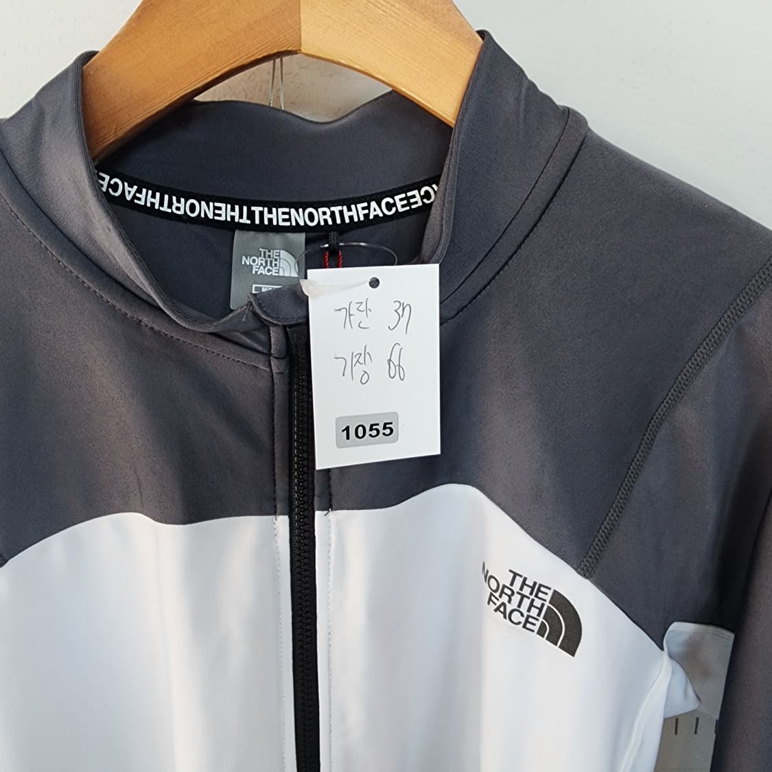 노스페이스 레시가드 기능성 화이트/그레이 집업 자켓 상품이미지10