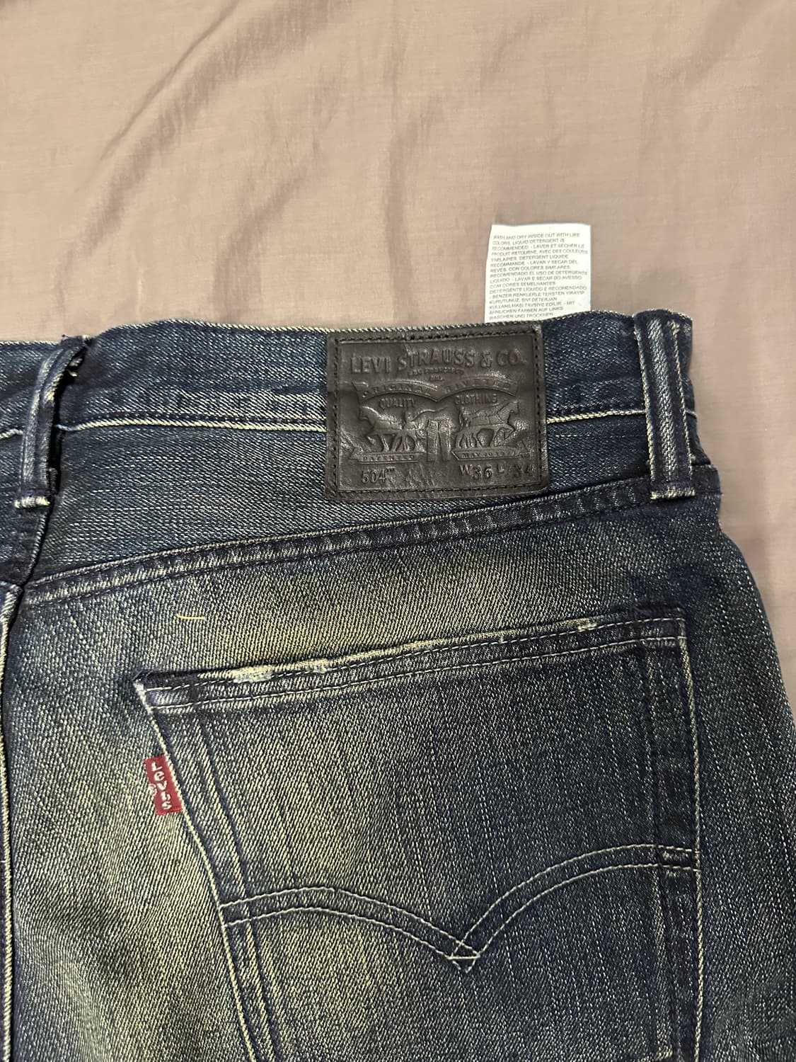 리바이스 블랙탭 504 36x34 상품이미지3